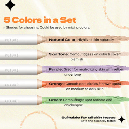GlowPro™ Color Correcting Concealer Pencil Set